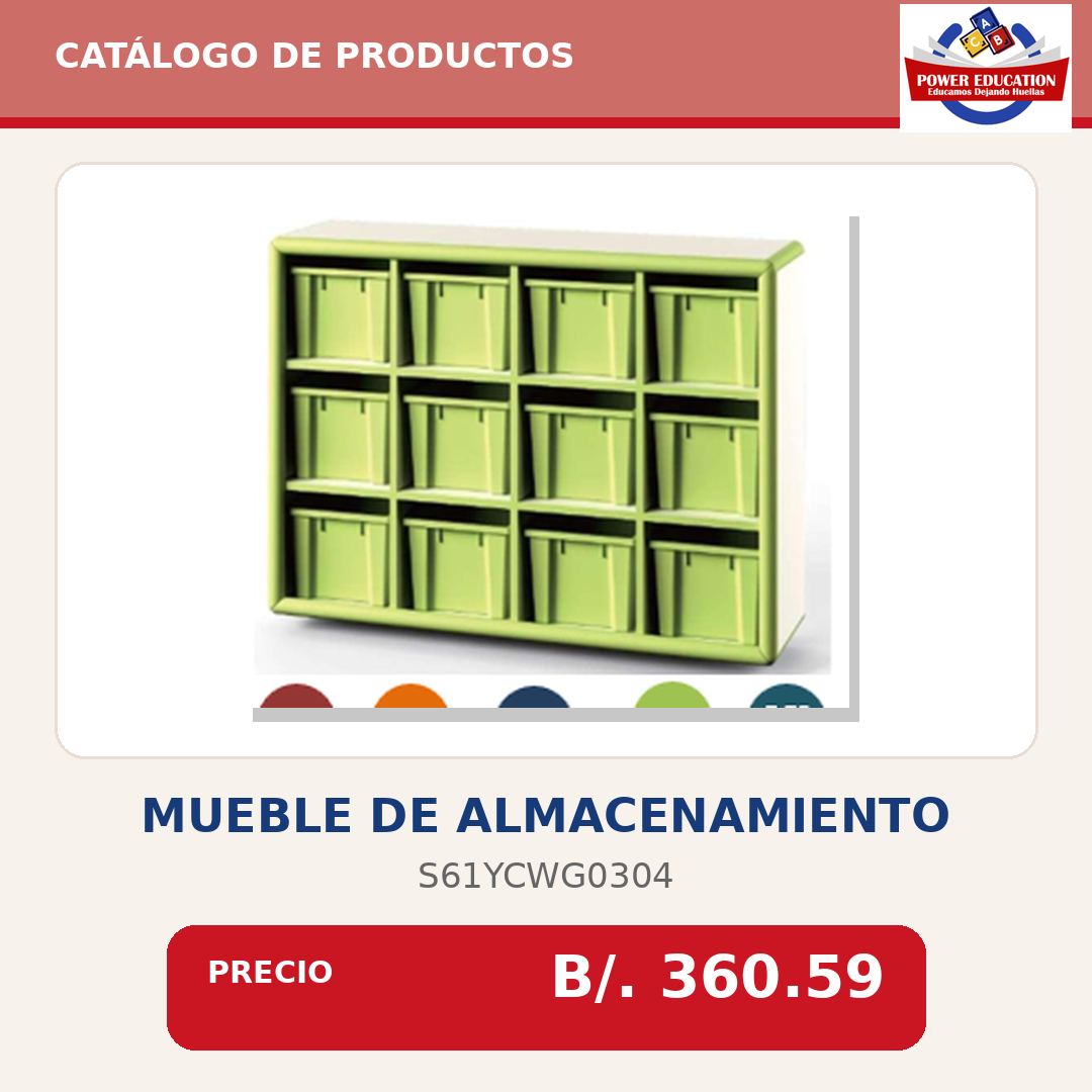 Mueble de almacenamiento S61YCWG0304