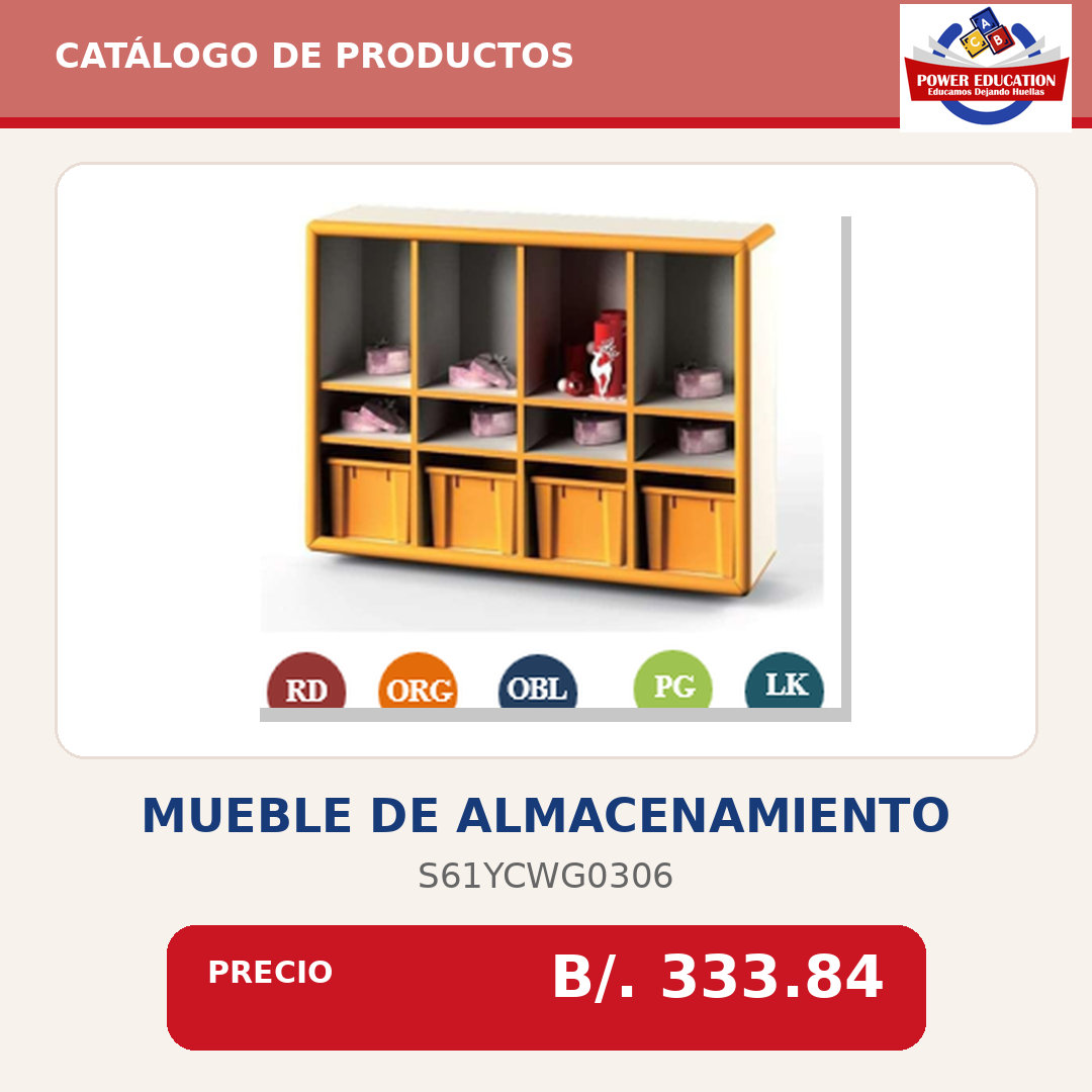 Mueble de almacenamiento S61YCWG0306