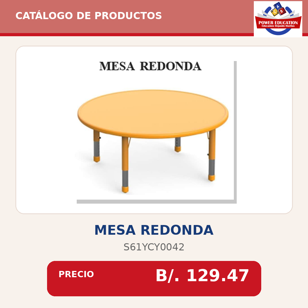 Mesa redonda S61YCY0042