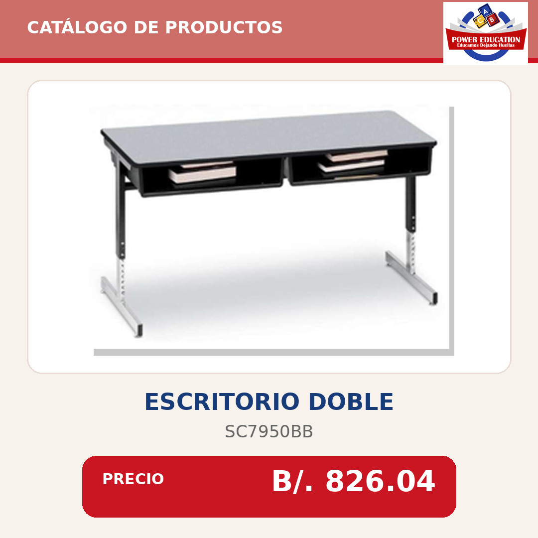 Escritorio doble SC7950BB